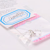 Maxbell One Pair Korea Fashion Ear Cuff Clip On No Piercing U Type Earrings silver - Aladdin Shoppers