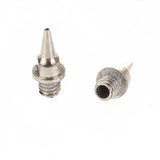 Maxbell 15 Stainless Steel 0.2 &0.3&0.5mm Nozzles Part Replacement for Airbrush Gun