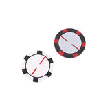 Maxbell 5x Two-Sided Poker Chip Golf Ball Markers Putter Club Accessories Collector Gift