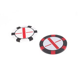 Maxbell 5x Two-Sided Poker Chip Golf Ball Markers Putter Club Accessories Collector Gift