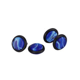 Maxbell Pair Fake Cheater Ear Stretcher Expander 16G Stem Plug Stud Earring Blue