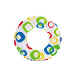 Maxbell Inflatable Swim Ring Tube Pool Float Colorful Flowers
