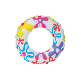 Maxbell Inflatable Swim Ring Tube Pool Float Colorful Flowers