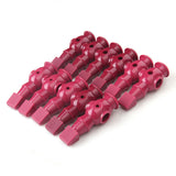 Maxbell 11 Pieces 5/8" Foosball Man Replacement Dynamo Table Soccer Player Burgundy