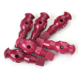 Maxbell 11 Pieces 5/8" Foosball Man Replacement Dynamo Table Soccer Player Burgundy