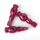 Maxbell 11 Pieces 5/8" Foosball Man Replacement Dynamo Table Soccer Player Burgundy