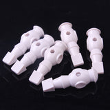 Maxbell 11 Pieces 5/8" Foosball Man Replacement Dynamo Table Soccer Player White