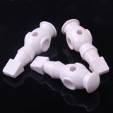 Maxbell 11 Pieces 5/8" Foosball Man Replacement Dynamo Table Soccer Player White