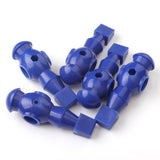 Maxbell 11 Pieces 5/8" Foosball Man Replacement Dynamo Table Soccer Player Blue