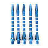 Maxbell Maxbell 5Pcs 52mm 2BA Anodised Aluminium Re-Grooved Striped Aluminum Dart Shaft