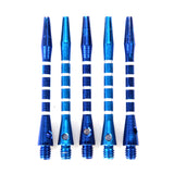 Maxbell Maxbell 5Pcs 52mm 2BA Anodised Aluminium Re-Grooved Striped Aluminum Dart Shaft