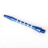 Maxbell Maxbell 5Pcs 52mm 2BA Anodised Aluminium Re-Grooved Striped Aluminum Dart Shaft