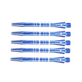 Maxbell Maxbell 5Pcs 52mm 2BA Anodised Aluminium Re-Grooved Striped Aluminum Dart Shaft