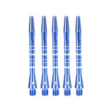 Maxbell Maxbell 5Pcs 52mm 2BA Anodised Aluminium Re-Grooved Striped Aluminum Dart Shaft