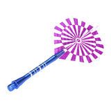 Maxbell Maxbell 5Pcs 52mm 2BA Anodised Aluminium Re-Grooved Striped Aluminum Dart Shaft
