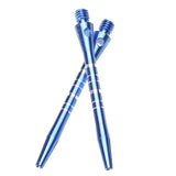 Maxbell Maxbell 5Pcs 52mm 2BA Anodised Aluminium Re-Grooved Striped Aluminum Dart Shaft