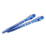 Maxbell Maxbell 5Pcs 52mm 2BA Anodised Aluminium Re-Grooved Striped Aluminum Dart Shaft