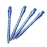 Maxbell Maxbell 5Pcs 52mm 2BA Anodised Aluminium Re-Grooved Striped Aluminum Dart Shaft