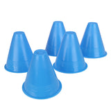 Maxbell 5pcs Agility Maker Cones for Roller Skating Training Sport Blue