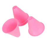 Maxbell 35Pcs Bright Color Slalom Cones for Slalom Skating Cone Skating