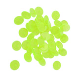 Maxbell Maxbell 50Pcs Plastic Round Transparent Golf Ball Markers Yellow Green