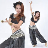 Maxbell 2Pcs Belly Dance Copper Cymbals Professional Dance Accessories