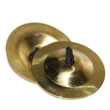 Maxbell 2Pcs Belly Dance Copper Cymbals Professional Dance Accessories