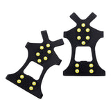 Maxbell Non-slip Studs Snow Ice Cleat Crampons Overshoes L