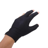 Maxbell 3x Professional Snooker Billiard Spandex Left Hand Cue 3-Finger Players Gloves