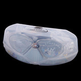 Maxbell Swimming Goggle Comfy Frame Big Lens Anti-fog Glasses J8170 Clear + Black