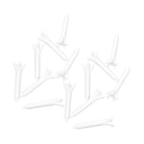 25x100Pcs 38mm Plastic Claw Shape Golf Tees