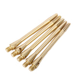 Maxbell 10Pcs Aluminium Dart Stems Re-Grooved Striped 2BA Thread Dart Accessory