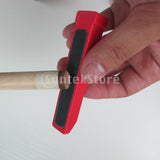 Maxbell 2pcs Snooker Billiard Cues Leather Tip 2-Side Grinding Tool Repair Rod