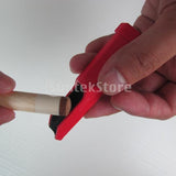 Maxbell 2pcs Snooker Billiard Cues Leather Tip 2-Side Grinding Tool Repair Rod