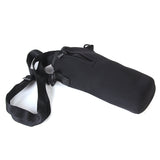 Maxbell 750ML Water Bottle Carrier Insulated Cover Case Bag Pouch Shoulder Black