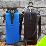 Maxbell 750ML Water Bottle Carrier Insulated Cover Case Bag Pouch Shoulder Black