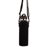Maxbell 750ML Water Bottle Carrier Insulated Cover Case Bag Pouch Shoulder Black
