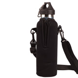 Maxbell 750ML Water Bottle Carrier Insulated Cover Case Bag Pouch Shoulder Black