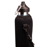Maxbell 750ML Water Bottle Carrier Insulated Cover Case Bag Pouch Shoulder Black