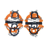 Maxbell Portable Ice Walking Cleat Boot Grippers Snow Shoe Spike Grip Chain 12-Teeth