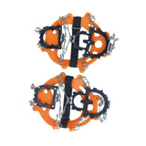 Maxbell Portable Ice Walking Cleat Boot Grippers Snow Shoe Spike Grip Chain 12-Teeth