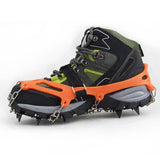Maxbell Portable Ice Walking Cleat Boot Grippers Snow Shoe Spike Grip Chain 12-Teeth