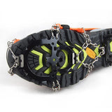Maxbell Portable Ice Walking Cleat Boot Grippers Snow Shoe Spike Grip Chain 12-Teeth