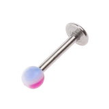 Maxbell 20 x Stainless Steel Ball Top Lip Studs Monroe Rings Bars Labret Body Piercing Jewelry