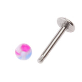 Maxbell 20 x Stainless Steel Ball Top Lip Studs Monroe Rings Bars Labret Body Piercing Jewelry