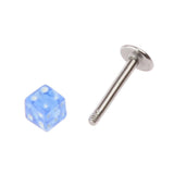 Maxbell 20Pcs Assorted Dice Lip Studs Chin Tongue Rings Bars Labret Body Piercing Jewelry
