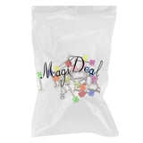 Maxbell 20Pcs Assorted Dice Lip Studs Chin Tongue Rings Bars Labret Body Piercing Jewelry