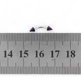 Maxbell 20 x Cone Barbell Curved Ear Eyebrow Rings Bars Tragus Body Piercing Jewelley