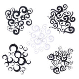 Maxbell 2x 9 Pairs 14G-00G Spiral Flesh Tunnel Ear Expander Stretchers Taper Plugs Kit