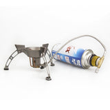 Maxbell Camp Backpacking Gas Stove Propane Butane Burner+Transfer Nozzle Connector
